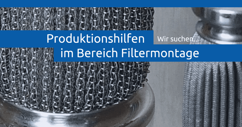 Produktionshilfe-Filtermontage