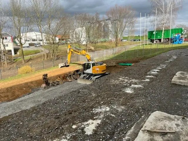 09.03.2023 1 Baustelleinrichtung druch Firma Stauch